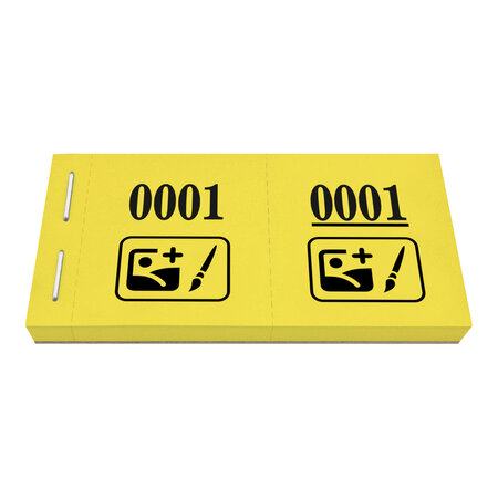 Garderobenummer met eigen logo - per 1000 nummers