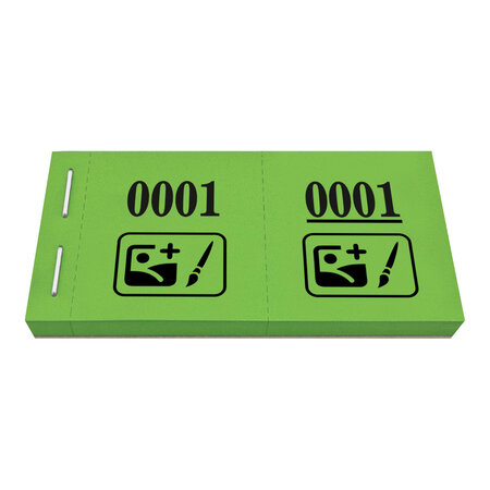 Garderobenummer met eigen logo - per 1000 nummers