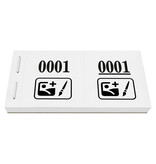 Garderobenummer met eigen logo - per 1000 nummers