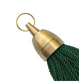 CombiCraft Philadelphia messing hotel sleutelhanger groen - per stuk