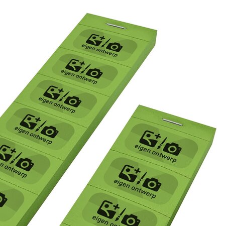 Consumptiebonnen maken met een eigen ontwerp - per 1000 bonnen