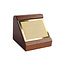 Blanco bureau naambordje Palladium 54x53mm messing - per stuk