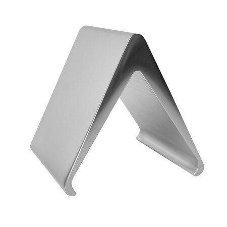 Aluminium tafelnummer Elegant 50x55mm zilver - per stuk