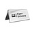 CombiCraft Aluminium tafelbordje Elegant 100x55mm eigen ontwerp zilver