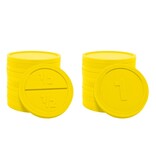 Ronde breekmunten van plastic Ø29mm - per 250 stuks