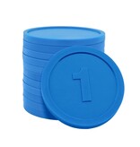 Ronde breekmunten van plastic Ø29mm - per 250 stuks