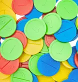 Ronde breekmunten van plastic Ø29mm - per 250 stuks