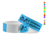 Schoolreis Tyrex polsbandjes - per 100 stuks