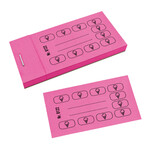 Consumptiekaarten met ijsicoon – per boekje van 50 kaarten