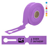 CombiCraft Sleufetiketten voor E2 kratten met jouw eigen ontwerp 260x50mm - per 100 etiketten