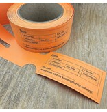 CombiCraft Sleufetiketten voor E2 kratten met jouw eigen ontwerp 260x50mm - per 100 etiketten
