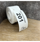 CombiCraft Sleufetiketten voor E2 kratten met jouw eigen ontwerp 260x50mm - per 100 etiketten