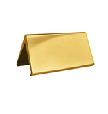 Blanco aluminium tafelbordje Elegant 100x55mm goud - per stuk