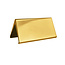 Blanco aluminium tafelbordje Elegant 100x55mm goud - per stuk