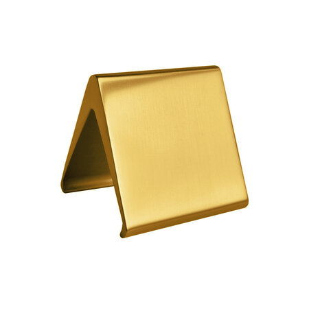 Blanco aluminium tafelbordje Elegant 50x55mm goud - per stuk