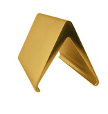 Aluminium wifi bordje Elegant 100x55mm goud - per stuk