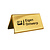 CombiCraft Aluminium tafelbordje Elegant 100x55mm eigen ontwerp goud