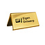 CombiCraft Aluminium tafelbordje Elegant 100x55mm eigen ontwerp goud - per stuk