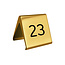 Aluminium tafelnummer Elegant 50x55mm goud - per stuk