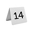 CombiCraft Tafelnummer Otto 60x60mm aluminium - per stuk