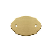 Blanco messing deurbordje 75x50mm