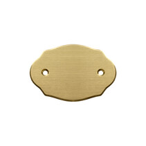 Blanco messing deurbordje 75x50mm