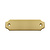 CombiCraft Blanco messing deurbordje 100x28mm