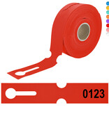 CombiCraft HDPE sleufetiketten 260x50mm met nummering - 100 etiketten