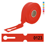 CombiCraft HDPE sleufetiketten 260x50mm met nummer - 100 etiketten