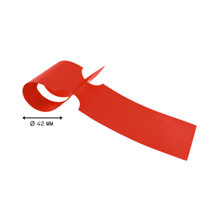 HDPE sleufetiketten 260x50mm met nummering - 100 etiketten