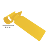 CombiCraft HDPE sleufetiketten 273,5x59mm met nummering - 100 etiketten