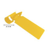 CombiCraft HDPE sleufetiketten 273,5x59mm met nummer - 100 etiketten