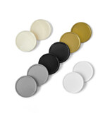 CombiCraft Luxe kleurenmix blanco plastic munten Ø29mm - per 500 stuks