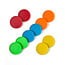 CombiCraft Kleurenmix blanco plastic munten Ø29mm - per 500 stuks