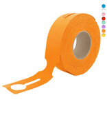 CombiCraft Blanco sleufetiketten groot 273,5x59mm voor thermal transferprinters op rol - per 500 stuks