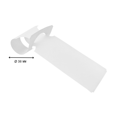 CombiCraft Blanco sleufetiketten groot 273,5x59mm voor thermal transferprinters op rol - per 500 stuks