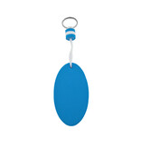 Blanco drijvende sleutelhanger 50x90mm blauw - per stuk