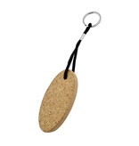 CombiCraft Blanco drijvende sleutelhanger 40x90mm kurk - per stuk
