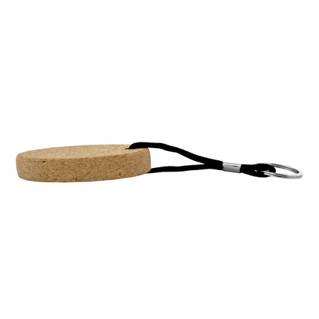 CombiCraft Blanco drijvende sleutelhanger 40x90mm kurk - per stuk