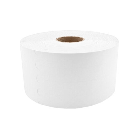 HDPE sleufetiketten 250x25mm met eigen ontwerp en afscheurstrook wit - 100 etiketten
