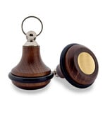 CombiCraft Houten hotel sleutelhanger Belly Wood donkerbruin blanco of met gravering - per stuk