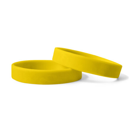 Blanco siliconen polsbandjes - per stuk