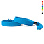 Blanco textiel polsbandjes met cap-lock sluiting - 100 stuks