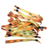 VIP textiel polsbandjes met cap-lock sluiting - 100 stuks