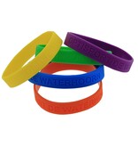 CombiCraft Siliconen polsbandjes met eigen tekst uitgefreesd - per stuk