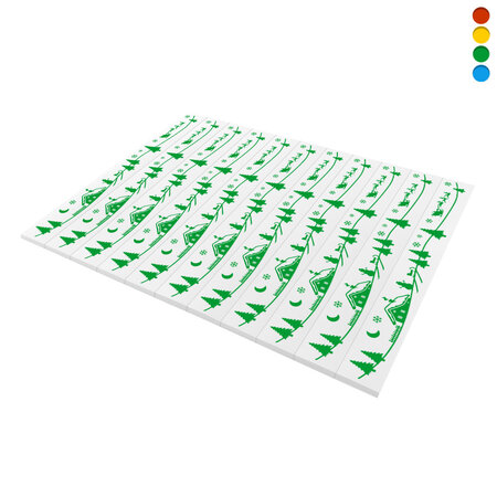 CombiCraft PET kerstboometiketten 210x25,4mm - 99 etiketten