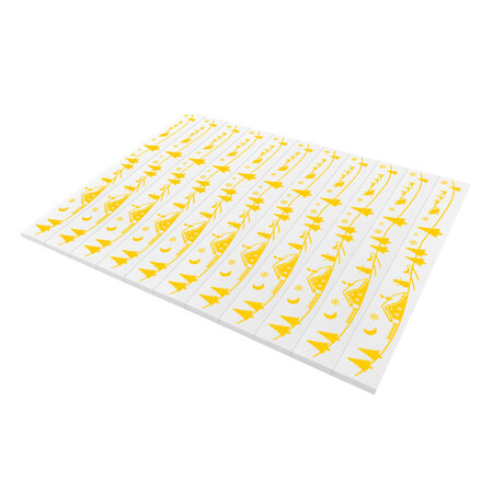 CombiCraft PET kerstboometiketten 210x25,4mm - 99 etiketten