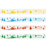 CombiCraft PET kerstboometiketten 210x25,4mm - 99 etiketten