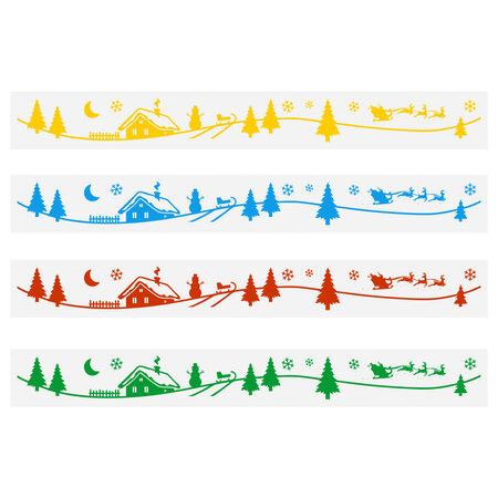 CombiCraft PET kerstboometiketten 210x25,4mm - 99 etiketten