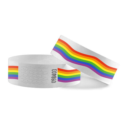 CombiCraft Regenboog Tyrex polsbandjes - per 100 stuks